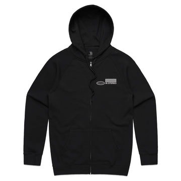 In Stereo - Black Zip Hoodie